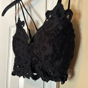 Black Lace Bralette from Boutique SMALL